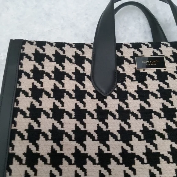 Kate Spade Houndstooth Tote - Picture 2 of 10